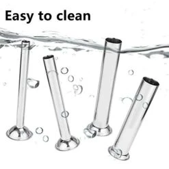 7LBS/3L Vertical Stainless Steel Sausage Stuffer Maker, Dual Speed Heavy Duty Meat Filler, With 4 Stainless Steel Sausage Tubes, Commercial & Home Use -Peugeot Shop 41pLkF2C1zL