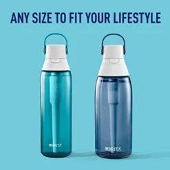 Brita Insulated Filtered Water Bottle With Straw, Reusable, BPA Free Plastic, Night Sky, 36 Ounce -Peugeot Shop 41pM1zBmviL