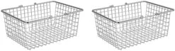 Wire Storage Basket, Medium, Chrome (43270) -Peugeot Shop 41pMSzxdvxL. AC