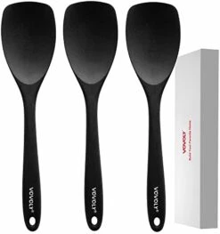 Upgrade Silicone Spatula Spoon Set,VOVOLY Heat Resistant Rubber Spoonula, Seamless Non-Stick Flexible Scrapers For Baking Mixing Tool,3 Pack, -Peugeot Shop 41pMjip8gRL. AC