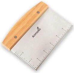 Stainless Steel Metal Griddle Scraper Chopper - Great as Dough Cutter For Bread and Pizza Dough - Multipurpose Kitchen Utensil For Flat Top Griddle - Commercial Quality -Peugeot Shop 41pN965Ki6L. AC