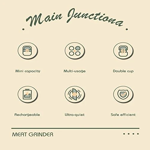 Electric Herb Grinder, Portable USB Charge Spice Grinder For Grinding Garlic Onion Nut Dry Fresh Herbs, Waterproof, High-efficiency (Blue) 7 Electric Herb Grinder, Portable USB Charge Spice Grinder For Grinding Garlic Onion Nut Dry Fresh Herbs, Waterproof, High-efficiency (Blue) - Image 7