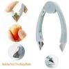 Wberry Huller Stem Remover Tomato Corer Potato Pineapple Carrot Cutter Tool Kitchen Gadget Tweezers Peeler Utensil Clip For Fruit And Vegetable (Blue)