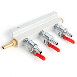 YaeBrew Gas Manifold, Beer Gas Distributor, Air Distributor CO2 Manifold - Splitter 5/16" Barb Fittings (3 Way) -Peugeot Shop 41pYOcVF5lL