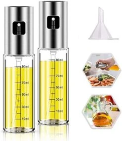 Oil Sprayer For Cooking, 100ml Oil Spray Bottle Versatile Glass For Cooking, Baking, Roasting, Grilling -Peugeot Shop 41pZ3Bu72FL. AC