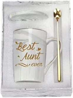 Best Aunt Ever Mug Best Aunt Ever Coffee Mug Best Aunt Ever Gifts Best Aunt Ever Cup Aunt Coffee Mug Birthday Mothers Day Gifts For Aunt From Nephew Niece 14 Ounce Grey With Gift Box Spoon Coaster -Peugeot Shop 41peLXLqBdL. AC