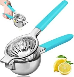 Lemon Squeezer, Anti-Corrosion Stainless Steel Extra Large Manual Lemon Juicer Squeezer With Solid Metal Squeezer Bowl, Lime Squeezer & Citrus Press Juicer For Juicing Lemons & Limes, Black -Peugeot Shop 41ppIeE0KQL. AC