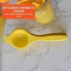 MUSA USA VICTORIA-70007 Lemon Squeezer, Yellow -Peugeot Shop 41psWcUE7NL