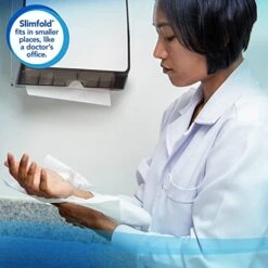 Kimberly Clark 04442 Slimfold Paper Towels, 7 1/2 X 11 3/5, White, 90/Pack, 24 Packs/Carton -Peugeot Shop 41ptIS50fiL