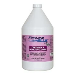 Power Blue Instant Spray Cartridge And DE Filter Cleaner Size: 1 Gallon