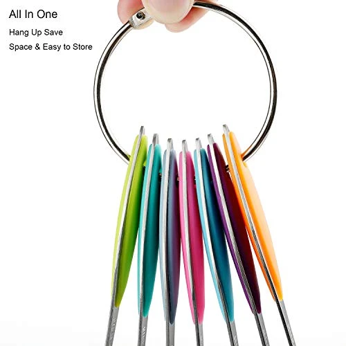 Measuring Spoons Set Stainless Steel Long Handle Measuring Spoons Stackable Heavy Duty Metal Teaspoon Tablespoon Measure Spoon Set Of 7 For Measuring Dry Liquid Ingredients, By YellRin 3 Measuring Spoons Set Stainless Steel Long Handle Measuring Spoons Stackable Heavy Duty Metal Teaspoon Tablespoon Measure Spoon Set Of 7 For Measuring Dry Liquid Ingredients, By YellRin - Image 3