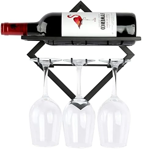 Wine Glass Rack, Countertop Wine Glass Holder, Elegant Freestanding Tabletop Stemware Storage Rack/Wine Glass Stand Racks Holder With 6 Hooks Kitchen Glasses Accessories For Home Bar Storage, Stemware Racks, Bronze 5 Wine Glass Rack, Countertop Wine Glass Holder, Elegant Freestanding Tabletop Stemware Storage Rack/Wine Glass Stand Racks Holder With 6 Hooks Kitchen Glasses Accessories For Home Bar Storage, Stemware Racks, Bronze - Image 5