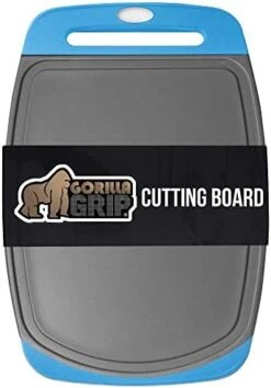 Reversible, Oversized, Thick Cutting Board, Easy Grip Handle, Deep Juice Grooves, Slip Resistant, Large Kitchen Chopping Boards For Meat, Veggies, Fruits, Dishwasher Safe, 16x11.2, Mint -Peugeot Shop 41q4qbroFL. AC