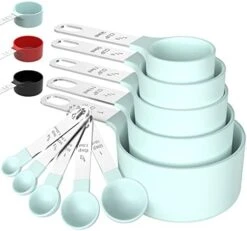 Measuring Cups & Spoons Set, Stackable Cups And Spoons, Nesting Measure Cups With Stainless Steel Handle, Kitchen Gadgets For Cooking & Baking (5+5, Black) 18 Measuring Cups & Spoons Set, Stackable Cups And Spoons, Nesting Measure Cups With Stainless Steel Handle, Kitchen Gadgets For Cooking & Baking (5+5, Black) -Peugeot Shop 41qQi2GQYrL. AC