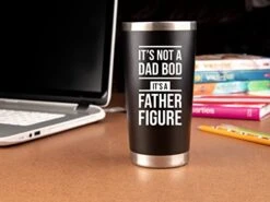 Dad Gifts From Son Daughter - "It's Not A Dad Bod" 20oz Coffee Tumbler Mug - Funny Gift For Fathers Day, Best B-day Present, Idea, From Wife, Kids -Peugeot Shop 41qSgP7DprL