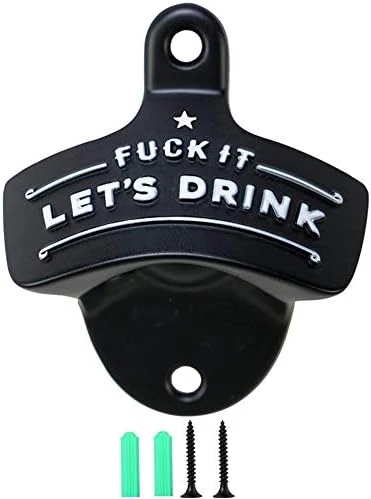Bottle Opener Wall Mounted, Christmas Funny Wall Mount Bottle Opener For Men Dad Beer Lovers,Novelty Birthday Fathers Day With Mounting Screws Wall Anchors(1 Pack) 6 Bottle Opener Wall Mounted, Christmas Funny Wall Mount Bottle Opener For Men Dad Beer Lovers,Novelty Birthday Fathers Day With Mounting Screws Wall Anchors(1 Pack) - Image 6