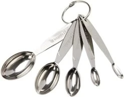 Cuisipro Stainless Steel Measuring Spoon Set, Odd Sizes, Silver -Peugeot Shop 41qXRh9Qr3L. AC