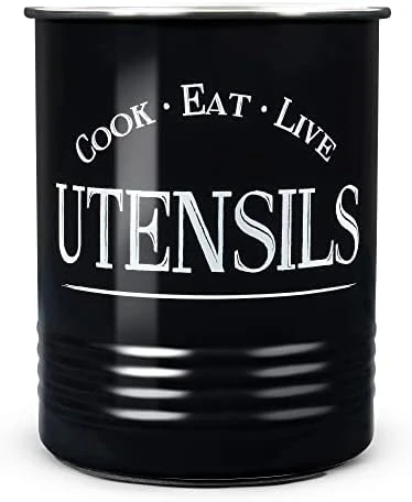 Walford Home Original Kitchen Utensil Holder Crock, Red With Premium Padded Base - Vintage Farmhouse Home Kitchen Decor - Large Kitchen Tool Utensil Storage Caddy Organizer 6 Walford Home Original Kitchen Utensil Holder Crock, Red With Premium Padded Base - Vintage Farmhouse Home Kitchen Decor - Large Kitchen Tool Utensil Storage Caddy Organizer - Image 6