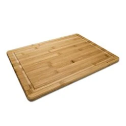 Wood Cutting Board - Large Natural Bamboo Wooden Chopping Board For Kitchen With Crumb And Juice Groove For Food Prep - Size L, 18 X 13 Inches -Peugeot Shop 41qjozjLLvL