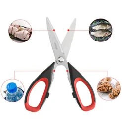 Kitchen Scissors Heavy Duty, 8.5 Inch Dishwasher Safe Ultra Sharp Premium Heavy Duty Kitchen Shears, Multi Purpose Cooking Scissors Stainless Steel -Peugeot Shop 41qmVOXGvKL