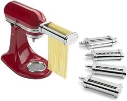 KitchenAid 3-Piece Pasta Roller & Cutter Set Attachment, Silver 14 KitchenAid 3-Piece Pasta Roller & Cutter Set Attachment, Silver -Peugeot Shop 41qn1w42GjL. AC