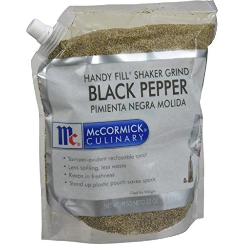 Handy Fill Shaker Grind Black Pepper, 2 Lb - One 2 Pound Pouch Of Bulk Pure Black Pepper For Tabletop Black Pepper Shaker Refills 3 Handy Fill Shaker Grind Black Pepper, 2 Lb - One 2 Pound Pouch Of Bulk Pure Black Pepper For Tabletop Black Pepper Shaker Refills - Image 3