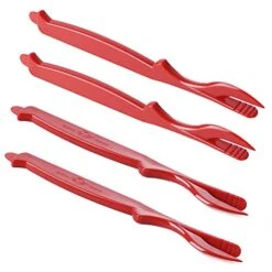 Ajmyonsp 12Pcs Crab Crackers And Tools/Lobster Nut Crackers And Picks - 6 Crab Leg Forks 4 Lobster Shellers, 2 Stainless Steel Seafood Crackers & Storage Bag -Peugeot Shop 41qpSBhxObL