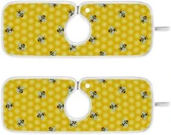 Beautiful Flower 2 PCS Faucet Absorbent Mat, Kitchen Faucet Sink Splash Guard, Polyester Material Faucet Splash Catcher, Water Absorbent Mat Behind Faucet, Faucet Mat For Kitchen Sink Machine Washable 24 Beautiful Flower 2 PCS Faucet Absorbent Mat, Kitchen Faucet Sink Splash Guard, Polyester Material Faucet Splash Catcher, Water Absorbent Mat Behind Faucet, Faucet Mat For Kitchen Sink Machine Washable -Peugeot Shop 41qvCyGPZ9L. AC