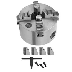 Lathe Chuck Scroll Lathe Chuck 4‑Jaw Self Centering Lathe Chuck Self‑Centering Chuck For Lathes Machine 100mm/3.9in Clamping Range -Peugeot Shop 41qx6QPc5QS