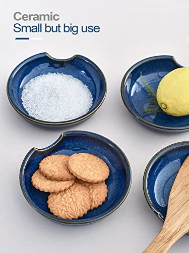 Ceramic Spoon Rest For Kitchen, Spoon Holder For Stove Top, Coffee Spoon Rest, Spoon Cradle, Kitchen Basics, Kitchen Accessories For Utensils, Set Of 1, Reactive Glaze Blue 5 Ceramic Spoon Rest For Kitchen, Spoon Holder For Stove Top, Coffee Spoon Rest, Spoon Cradle, Kitchen Basics, Kitchen Accessories For Utensils, Set Of 1, Reactive Glaze Blue - Image 5