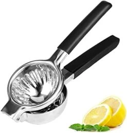 Lemon Squeezer - Lemon Juicer - Metal Manual Hand Juicer Tool, Lemon & Lime Squeezer,Kitchen Tools For Citrus Juicer & Dishwasher Safe -Peugeot Shop 41r4kniEoIL. AC