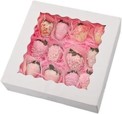20-Pack Pie Boxes 12" x 12" x 2.5", Bakery Boxes With Window, White Cookie Boxes, Auto-Popup Treat Boxes For Pies, Muffins, Donuts And Pastries 15 20-Pack Pie Boxes 12" x 12" x 2.5", Bakery Boxes With Window, White Cookie Boxes, Auto-Popup Treat Boxes For Pies, Muffins, Donuts And Pastries -Peugeot Shop 41r8F fY3QL. AC