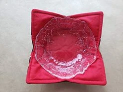 Cherries Polka Dot Microwave Bowl Cozy Vintage Inspired Reversible Microwave Potholder Retro Bowl Buddy Black Red Kitchen Linens 50s Diner Handmade Housewarming Hostess Teacher Gifts Under 10 -Peugeot Shop 41r97Piyk0L