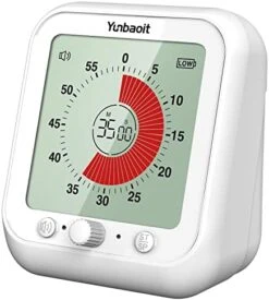 VT09 Digital Visual Timer With 3.5-Inch Colored Screen, 60-Minute Silent Countdown Timer For Kids Or Adults, Visual Time Management Tool For Study, Working, Teaching, Or Cooking(Blue) 11 VT09 Digital Visual Timer With 3.5-Inch Colored Screen, 60-Minute Silent Countdown Timer For Kids Or Adults, Visual Time Management Tool For Study, Working, Teaching, Or Cooking(Blue) -Peugeot Shop 41rBcEGRisL. AC