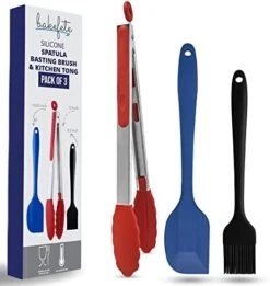 - Pack Of 4 Pastry Brush, Heat Resistant Silicone Brush Set, Multipurpose Basting Brush For BBQ, Marinading, Meat Grilling, And Oiling - A Perfect Kitchen Utensils Set For Baking And Cooking -Peugeot Shop 41rBkwkkU3L. AC