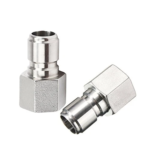 2Pcs Stainless Steel Female Quick Disconnect FPT 1/2" Homebrew Fitting Connector Homebrewing By ProMaker (FPT Male) 1 2Pcs Stainless Steel Female Quick Disconnect FPT 1/2" Homebrew Fitting Connector Homebrewing By ProMaker (FPT Male)