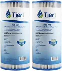 30 Micron 10 Inch X 4.5 Inch | Pleated Polyester Whole House Sediment Water Filter Replacement Cartridge | Compatible With Pentek R30-BB, 155101-43, RS6, SPC-45-1030, Home Water Filter 5 30 Micron 10 Inch X 4.5 Inch | Pleated Polyester Whole House Sediment Water Filter Replacement Cartridge | Compatible With Pentek R30-BB, 155101-43, RS6, SPC-45-1030, Home Water Filter -Peugeot Shop 41rGoQ0FSHL. AC