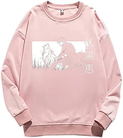 LZZSWDT Men Women Pullover Crew Neck Sweatshirts Japanese Anime Hoodies Jujutsu Kaisen Megumi Fushiguro Outwear Tops 11 LZZSWDT Men Women Pullover Crew Neck Sweatshirts Japanese Anime Hoodies Jujutsu Kaisen Megumi Fushiguro Outwear Tops - Image 11