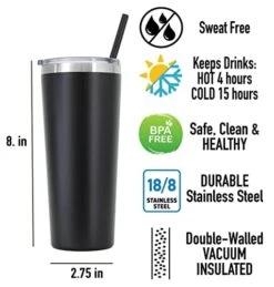 22 Oz Nurse Personalized Stainless Steel Tumbler With Custom Stethoscope Vinyl Decal By Avito - Includes Straw And Lid - Nurse RN - Nurse Gift -Peugeot Shop 41rM8741sYL