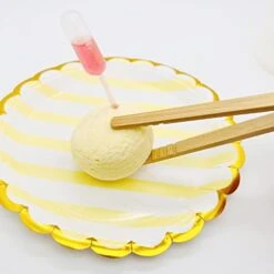 12pcs Bamboo Tongs, 7 Inch Reusable Bamboo Toast Tongs For Toast Bread Pickles Fruits Tea -Peugeot Shop 41rMMhlWrGL