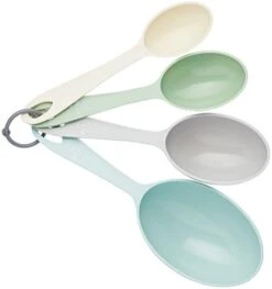 KitchenCraft Scoop-Shaped Plastic Measuring Cups - 'Classics' Colours (Set Of 4) -Peugeot Shop 41rP26N0qAL. AC