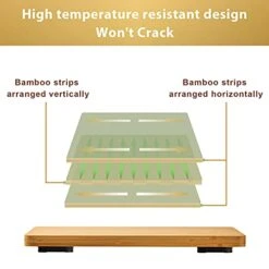 Cutting Board Compatible With TOA-70/TOA-65/TOA-60 Series Air Fryer Oven, Accessories For Convection Toaster Oven, With Heat Resistant Silicone Feet, Creates Storage Space, Protects Cabinet Cupboard -Peugeot Shop 41rPw00woxL 1