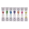 7 Pack 2 Minutes Hourglass Brushing Teeth Timers Colorful Sand Timer For Kids Promote Dental Hygiene