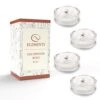 Elementi Fermentation Weight Set Of 4 - Easy Grip Glass Fermentation Weights For Wide Mouth Mason Jars, Pickling Kit, Glass Weights For Fermenting & Canning