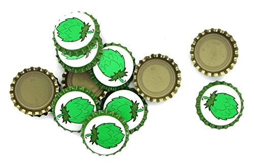 Red Bottle Capper With Hop Cone Crown Oxygen Barrier Beer Bottle Caps (144 Count) 2 Red Bottle Capper With Hop Cone Crown Oxygen Barrier Beer Bottle Caps (144 Count) - Image 2
