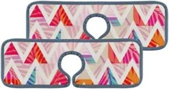 15" Microfiber Cloth Kitchen Faucet Absorbent Mat Splash Guard Drip Water Catcher Countertop Drying Protector Pads Faucet Behind For Bedroom Farmhouse Tropical Flower Plant Leaf 4PCS -Peugeot Shop 41s1ZI8oGmL. AC