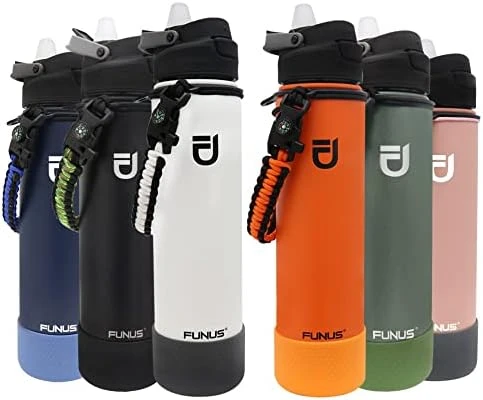 64oz Insulated Water Bottle (2 Lids) 64 Oz Vacuum Stainless Steel Water Bottle With Handle Flip Top Lid And Paracord BPA Free Metal Water Jug Sports Outdoor Camping 11 64oz Insulated Water Bottle (2 Lids) 64 Oz Vacuum Stainless Steel Water Bottle With Handle Flip Top Lid And Paracord BPA Free Metal Water Jug Sports Outdoor Camping - Image 11