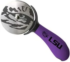 NCAA Pizza Cutter, LSU Tigers, 7.9" X 3.1", Team Colors -Peugeot Shop 41s8vmgIPAL. AC