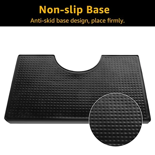 Hgkeke Beer Tower Drip Tray PVC Spill Mat Kegerator Tower Drip Tray Thick Bar Service Mat Non-Slip Spill Pad Safe Use Beer Tower Drip Tray Beer Coffee Service Mat Counter Top Drip Tray Cup Drying Mat 4 Hgkeke Beer Tower Drip Tray PVC Spill Mat Kegerator Tower Drip Tray Thick Bar Service Mat Non-Slip Spill Pad Safe Use Beer Tower Drip Tray Beer Coffee Service Mat Counter Top Drip Tray Cup Drying Mat - Image 4