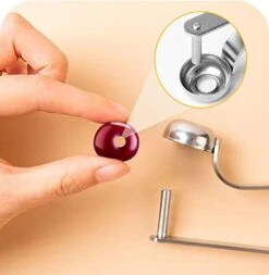 2PCS Cherry Pitter Tools, Cherry Seed Core Remover Olives Pitter Tool, Stainless Steel Cherries Corer, Great For Cherry, Jujube, Red Date, Hawthorn Or More 9 2PCS Cherry Pitter Tools, Cherry Seed Core Remover Olives Pitter Tool, Stainless Steel Cherries Corer, Great For Cherry, Jujube, Red Date, Hawthorn Or More -Peugeot Shop 41sQyw2PEDL